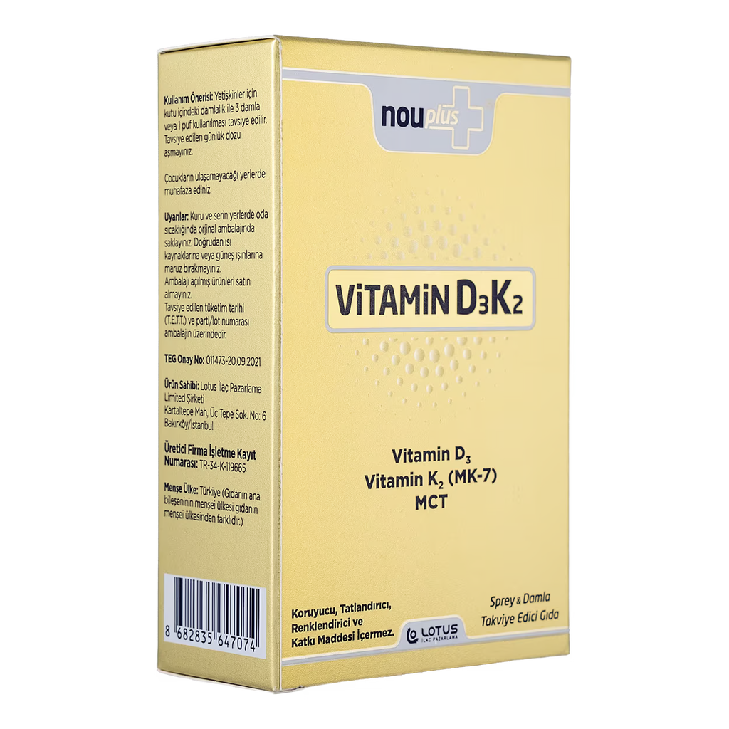 Nouplus Vitamin D3K2 20 ml Sprey