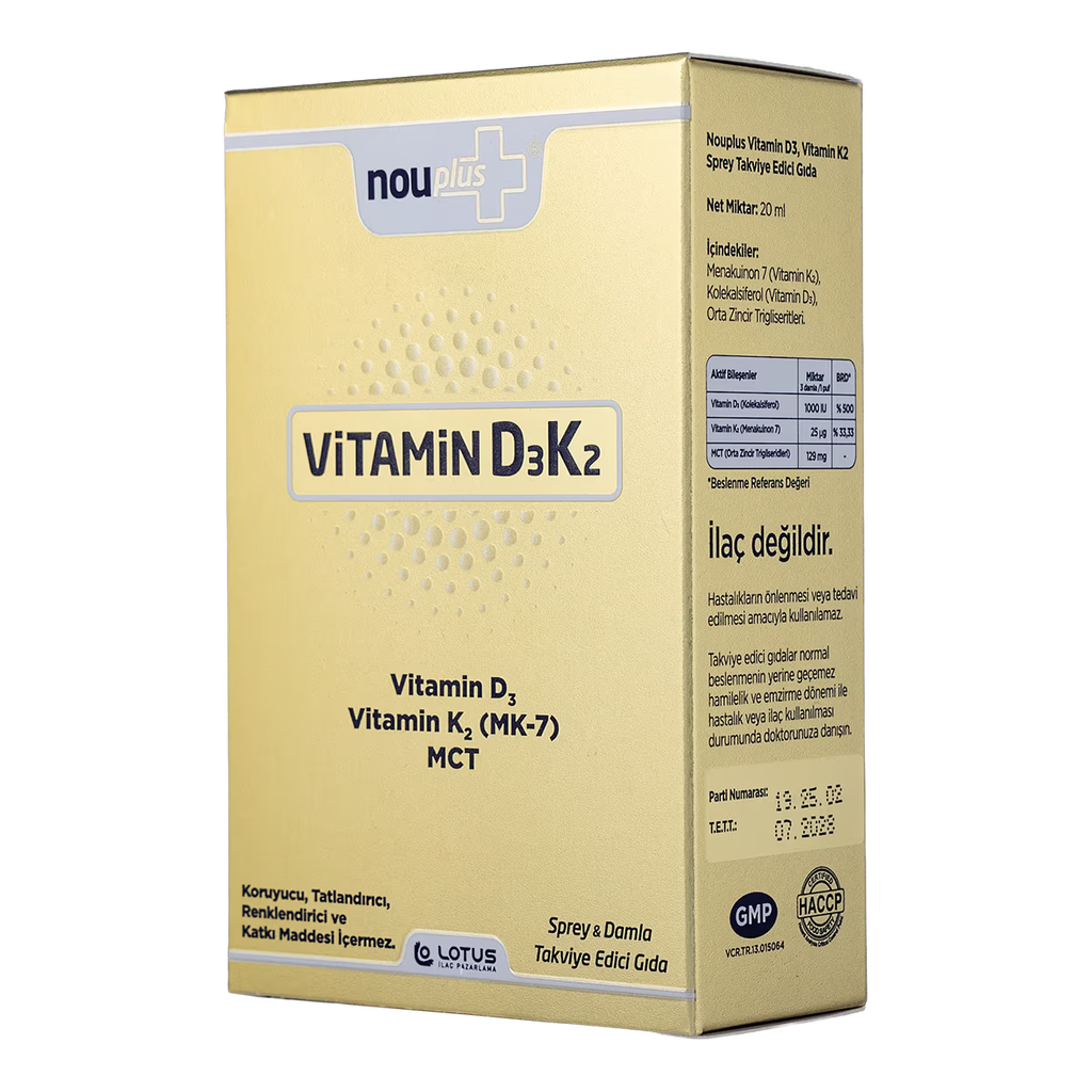 Nouplus Vitamin D3K2 20 ml Sprey