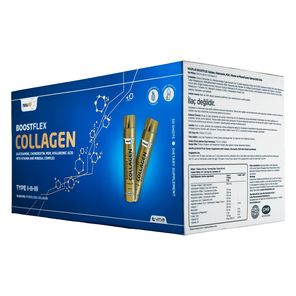 Nouplus Boostflex Collagen 30 Tek İçimlik Şişe