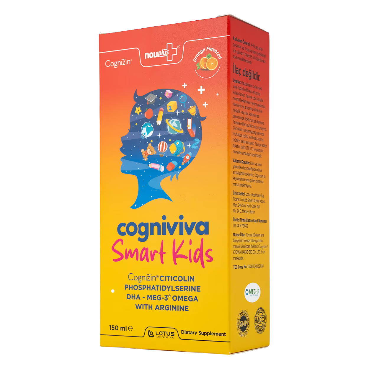 Nouplus Cogniviva Smart Kids 150ml Şurup