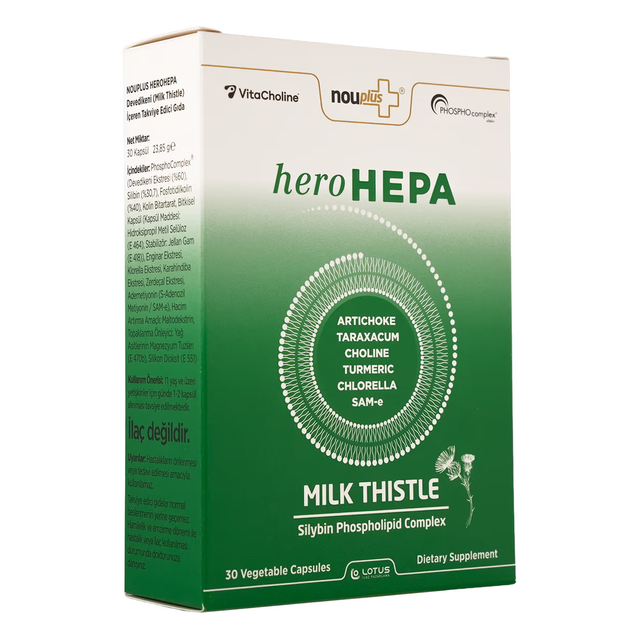 Nouplus Hero Hepa 30 Kapsül