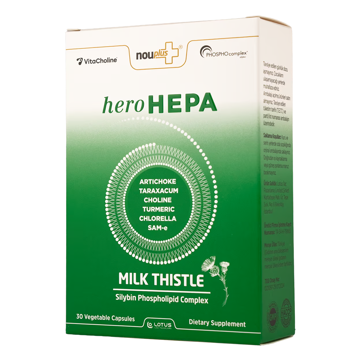 Nouplus Hero Hepa 30 Kapsül