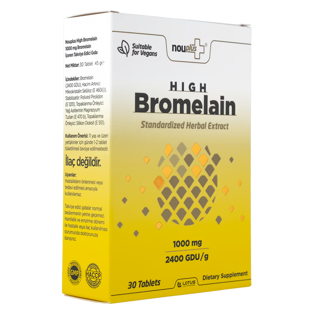 Nouplus High Bromelain 30 Tablet