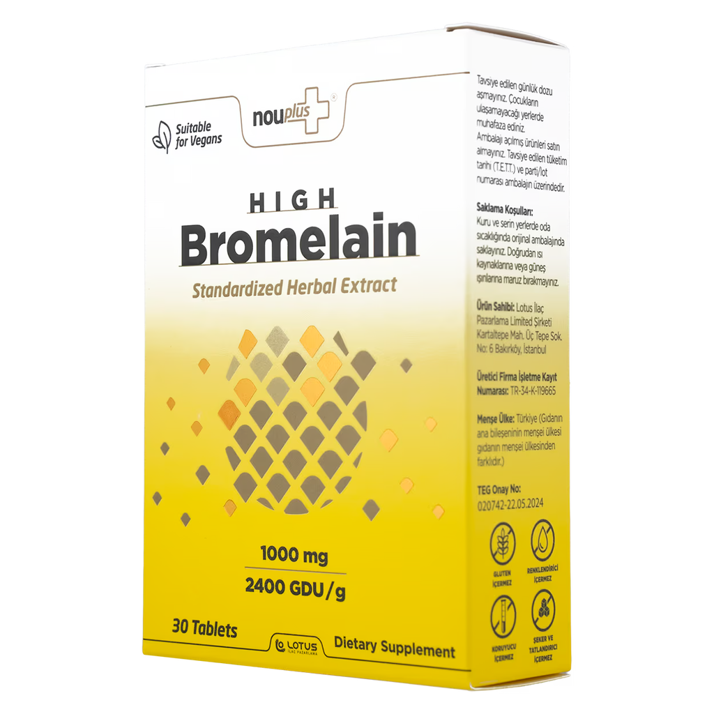 Nouplus High Bromelain 30 Tablet