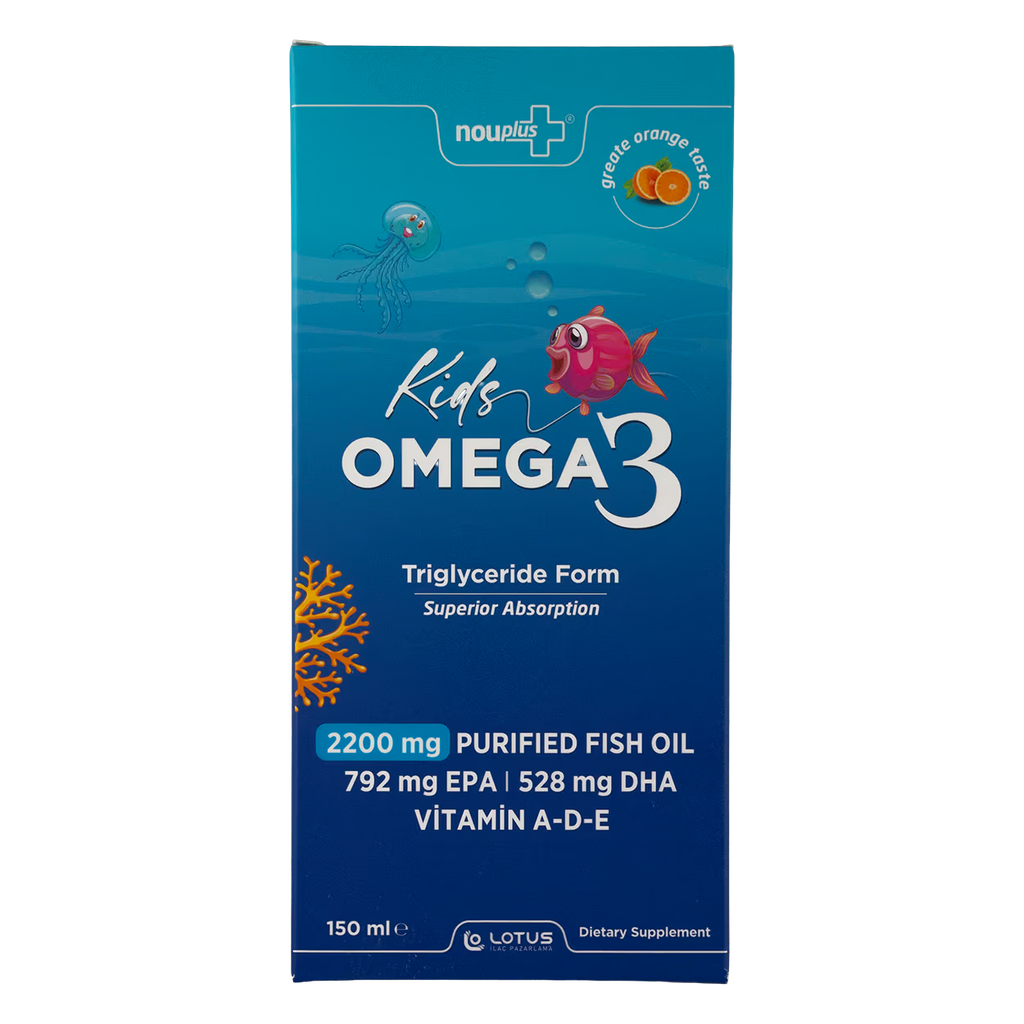 Nouplus Kids Omega 3 150ml Şurup
