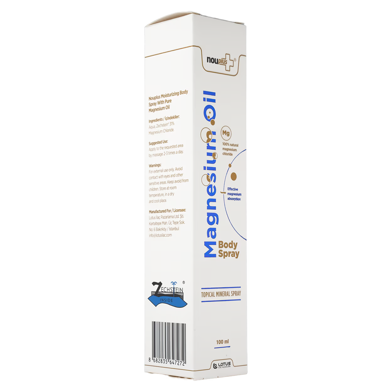 Nouplus Magnesium Oil 100ml Sprey