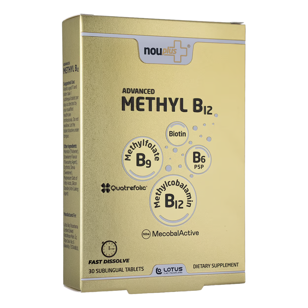 Nouplus Advanced Methyl B12 30 Dilaltı Tablet