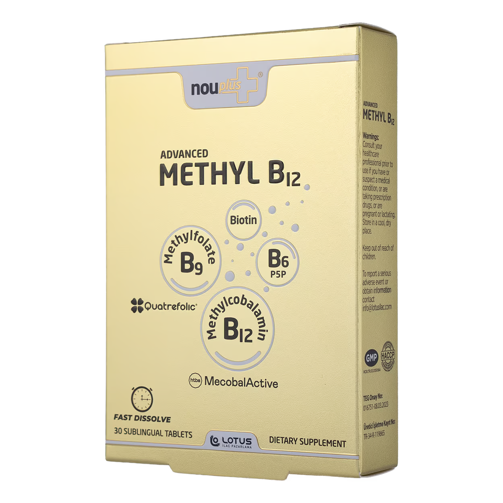Nouplus Advanced Methyl B12 30 Dilaltı Tablet