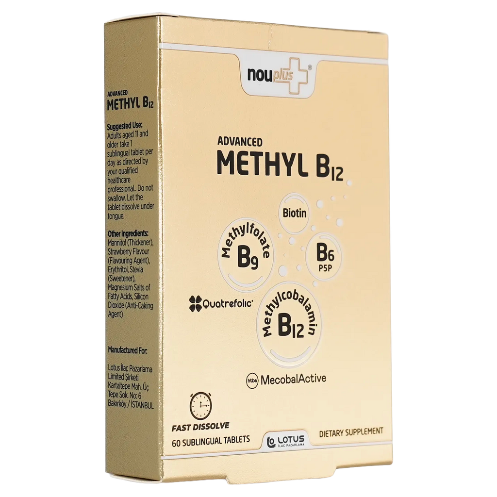 Nouplus Advanced Methyl B12 30 Dilaltı Tablet