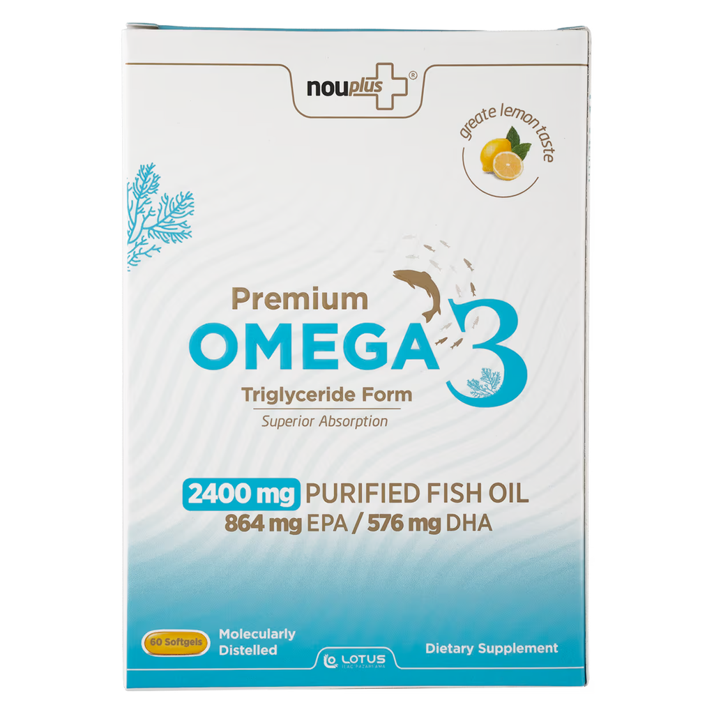Nouplus Premium Omega-3 60 Softjel Kapsül
