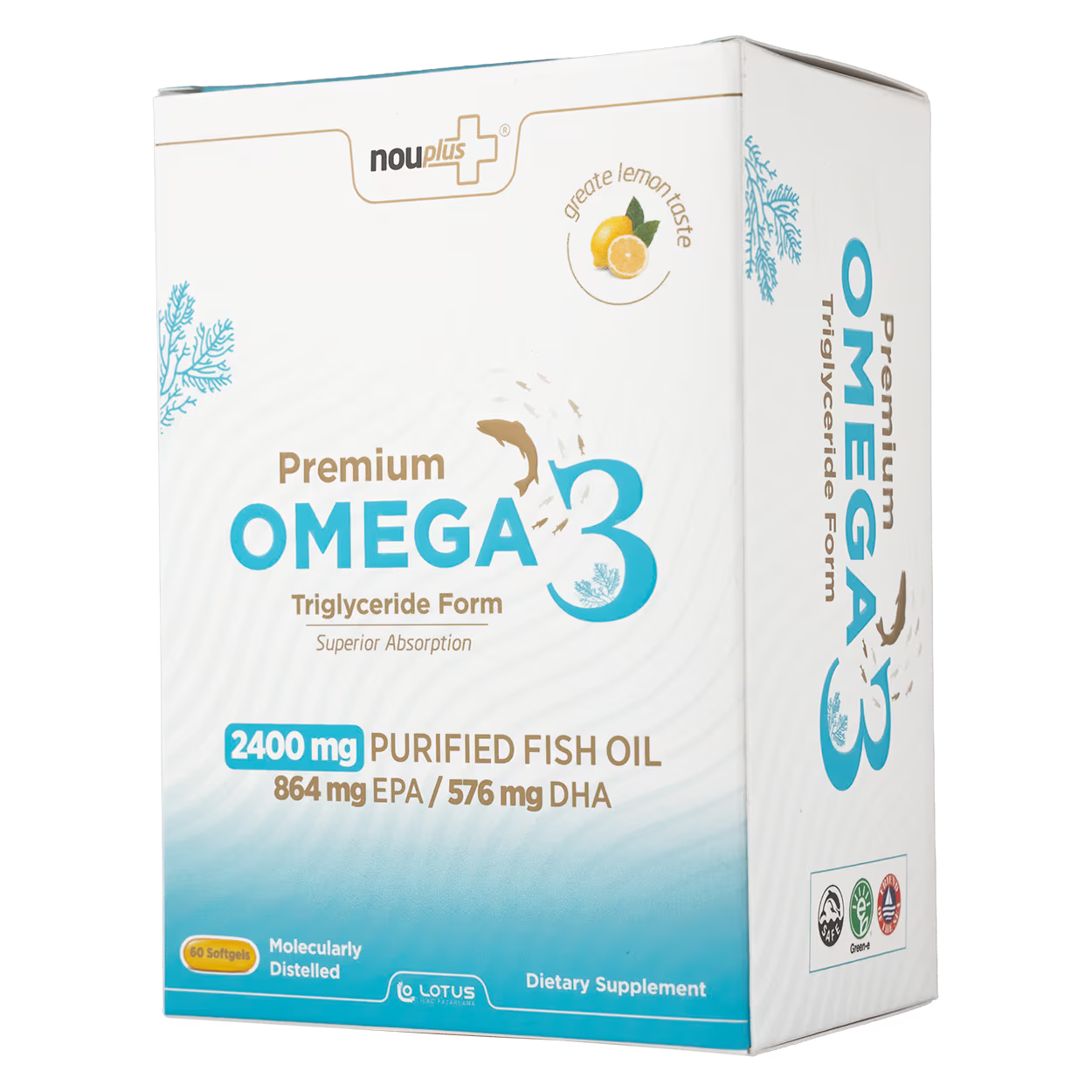 Nouplus Premium Omega-3 60 Softjel Kapsül