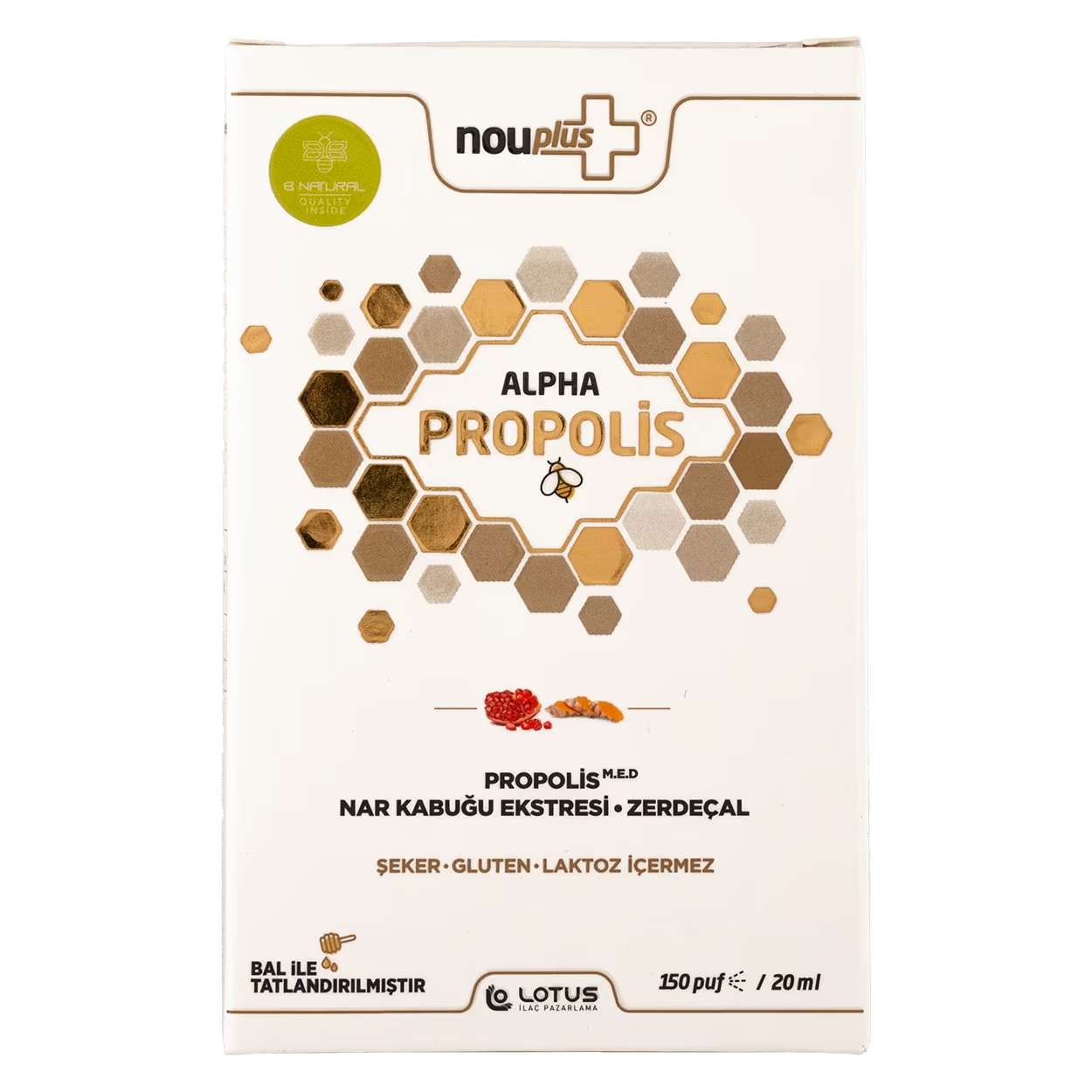 Nouplus Alpha Propolis Sprey 20 ml Sprey
