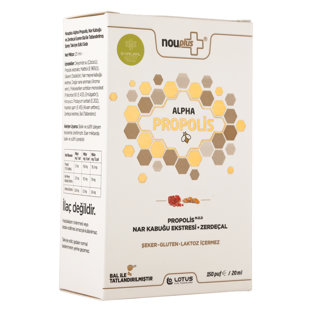 Nouplus Alpha Propolis Sprey 20 ml Sprey
