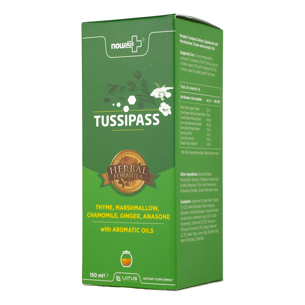 Nouplus Tussipass 150ml Şurup