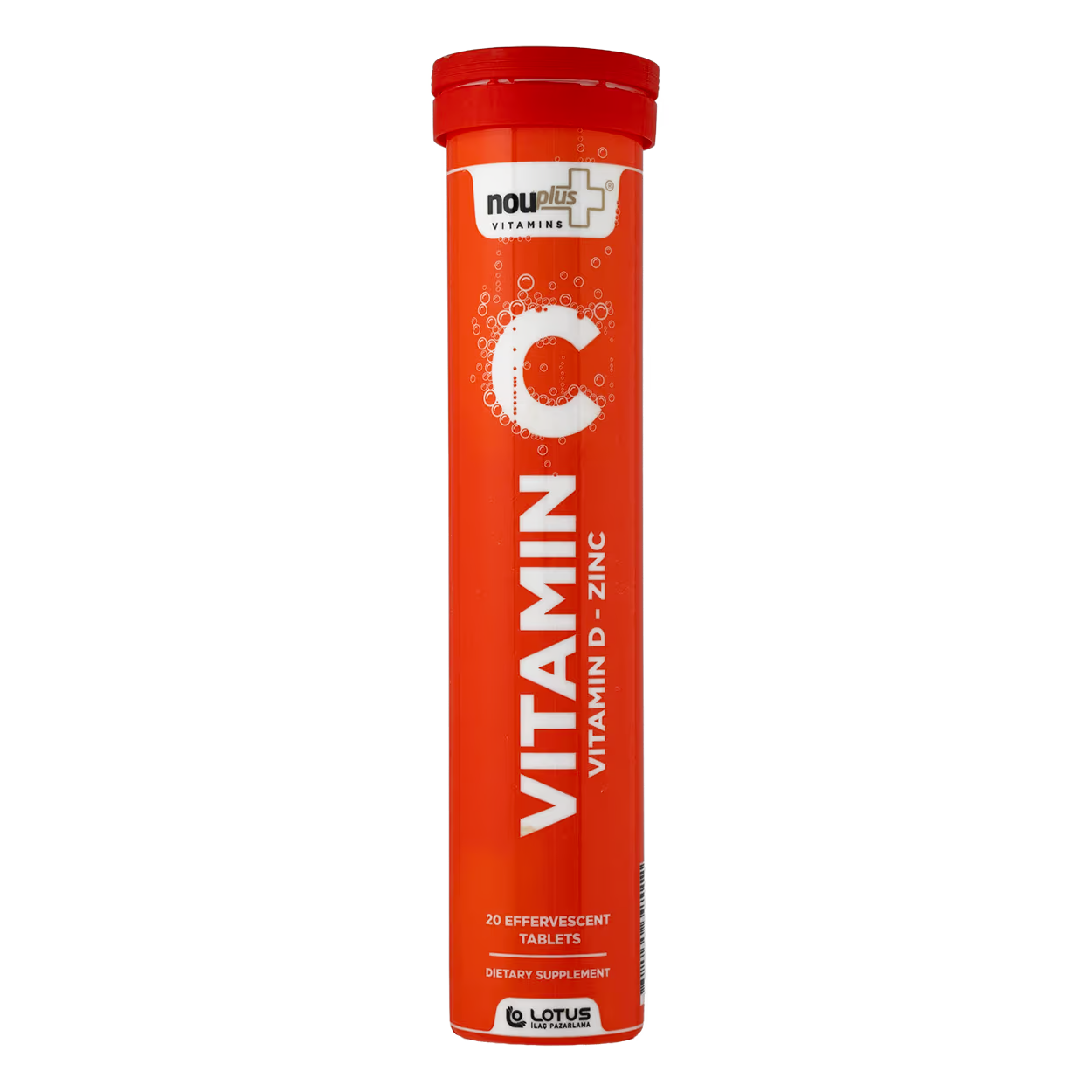 Nouplus Vitamin C Zinc 20 Efervesan Tablet