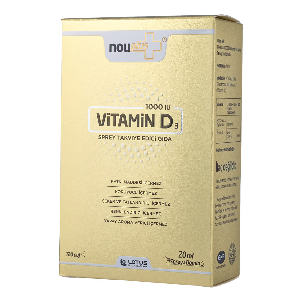 Nouplus Vitamin D3 20 ml Sprey