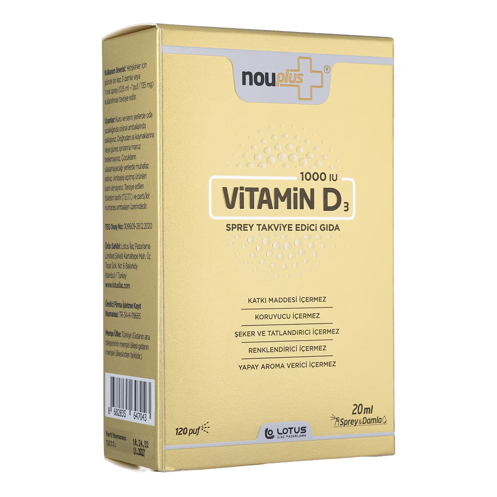 Nouplus Vitamin D3 20 ml Sprey