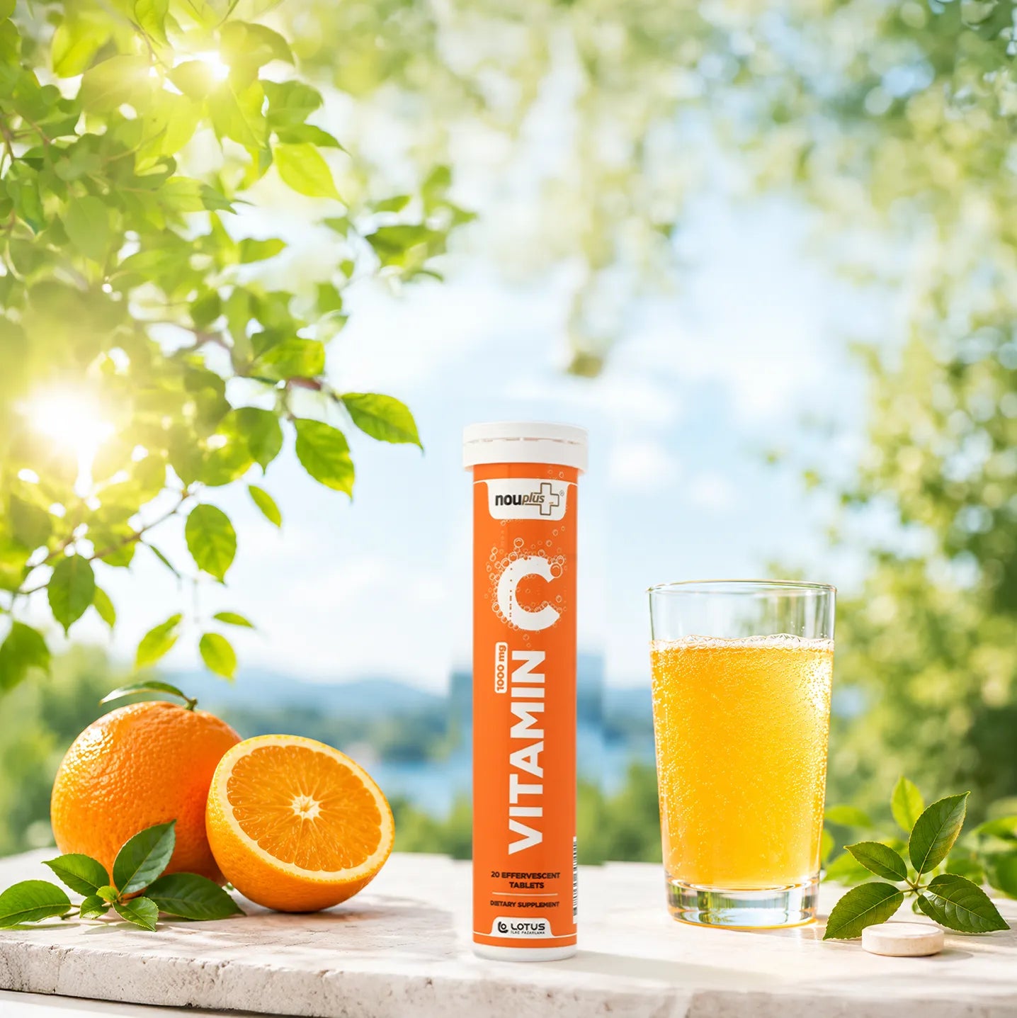Nouplus Vitamin C 20 Efervesan Tablet