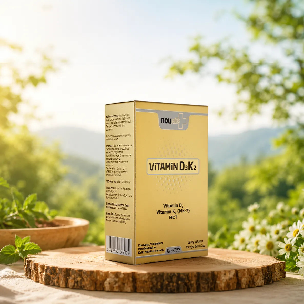 Nouplus Vitamin D3K2 20 ml Sprey